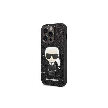 Karl Lagerfeld tok fekete KLHCP14LGFKPK Apple iPhone 14 Pro készülékhez