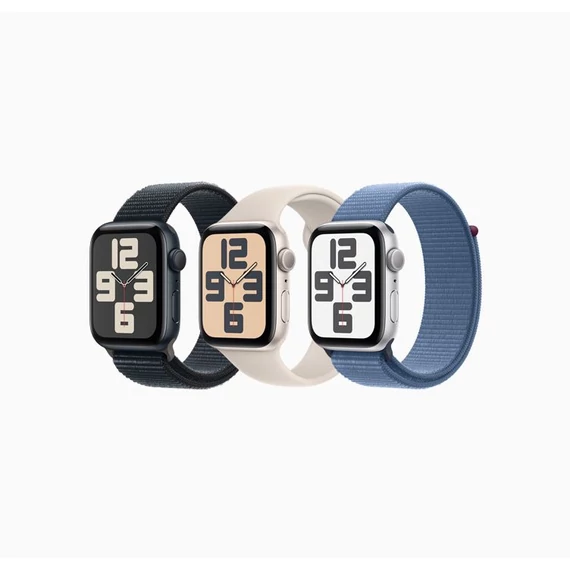 Apple Watch SE (2023) 40mm Aluminium with Sport Strap Starlight Beige M/L MR9V3