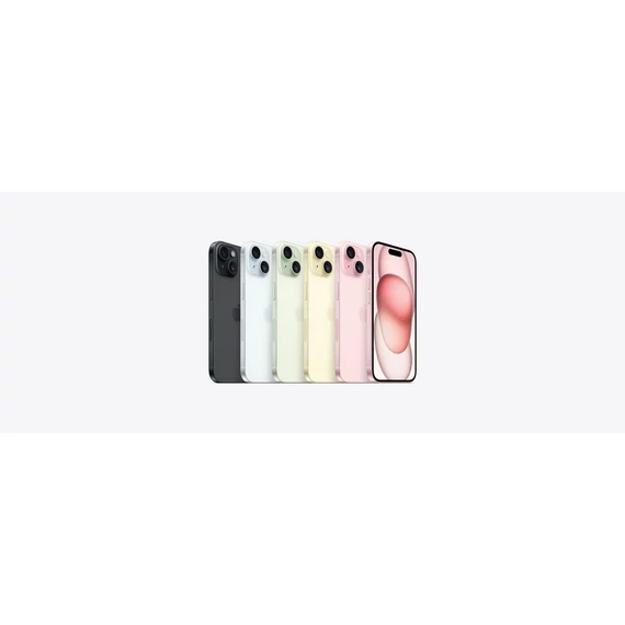 Apple iPhone 15 128GB Mobiltelefon Black MTP03