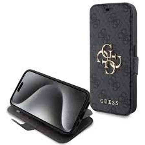 Guess Flip tok szürke GUBKP15L4GMGGR Apple iPhone 15 Pro készülékhez
