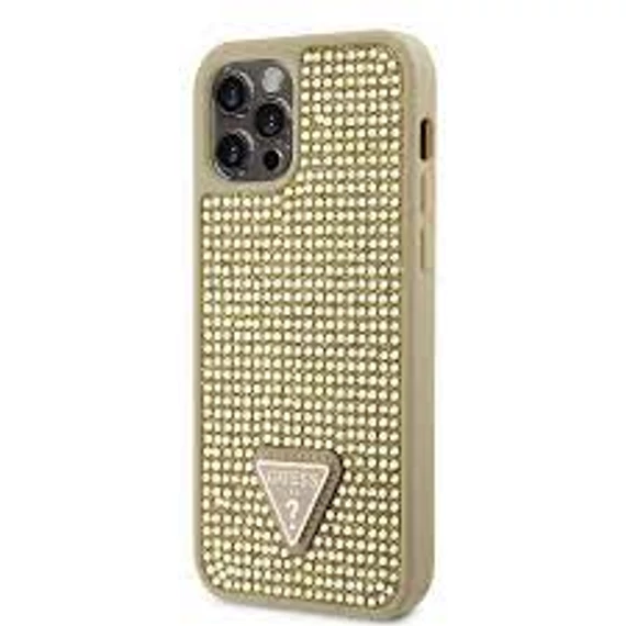 Guess tok Arany Apple Iphone 12 / 12 Pro készülékhez GUHCP12MHDGTPD
