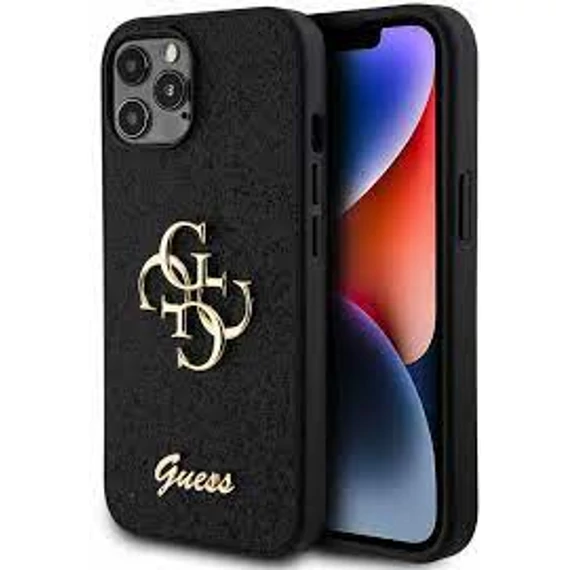 Guess tok Fekete Apple Iphone 12 / 12 Pro készülékhez GUHCP12MHG4SGK