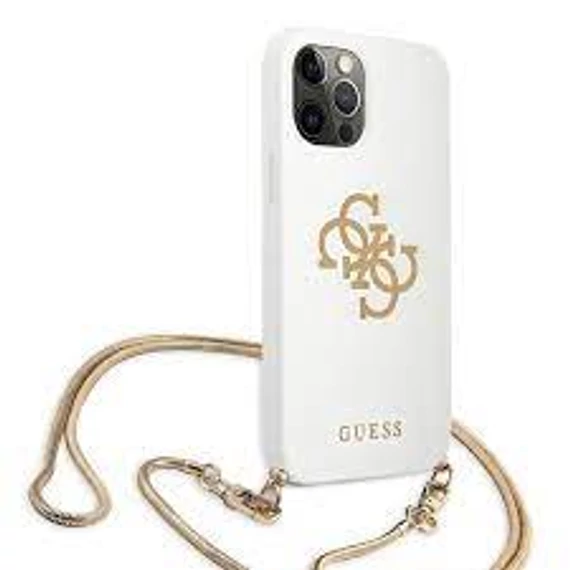 Guess tok Arany / Fehér GUHCP12MLSC4GWH Apple Iphone 12 / 12 Pro készülékhez