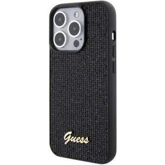 Guess tok Fekete Apple Iphone 15 Pro készülékhez GUHCP15LPMSDGSK