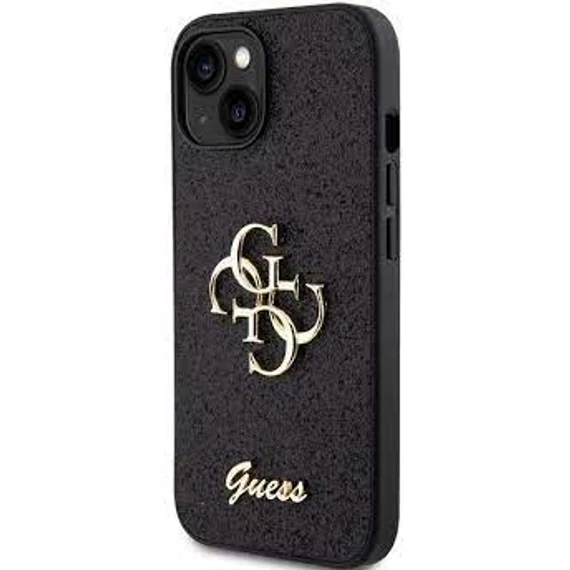 Guess tok Fekete Apple Iphone 15 készülékhez GUHCP15SHG4SGK