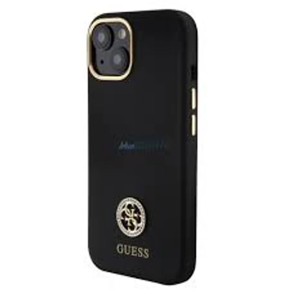 Guess tok Fekete Apple Iphone 15 készülékhez GUHCP15SM4DGPK