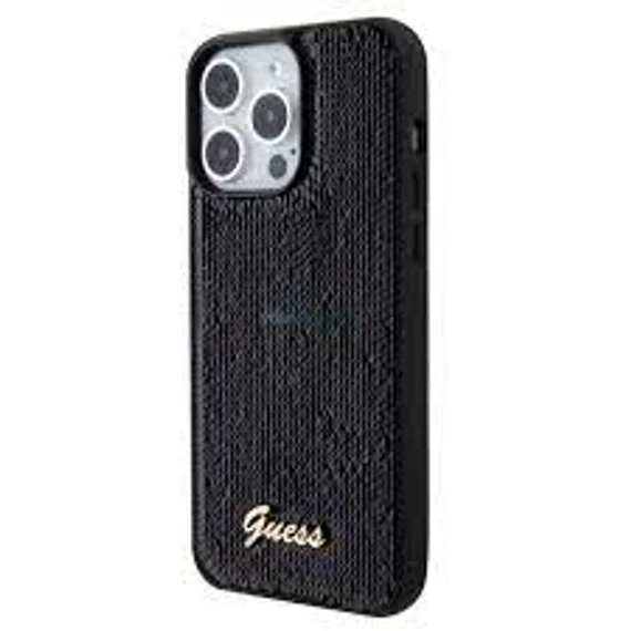 Guess tok Fekete Apple Iphone 15 készülékhez GUHCP15SPSFDGSK