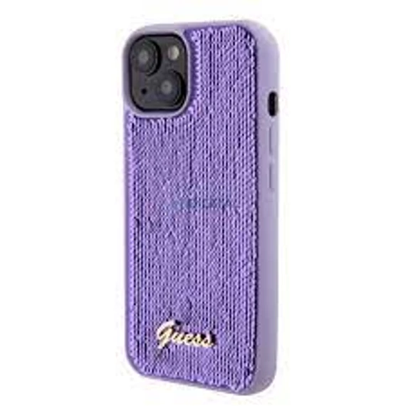 Guess tok Lila Apple Iphone 15 készülékhez GUHCP15SPSFDGSU