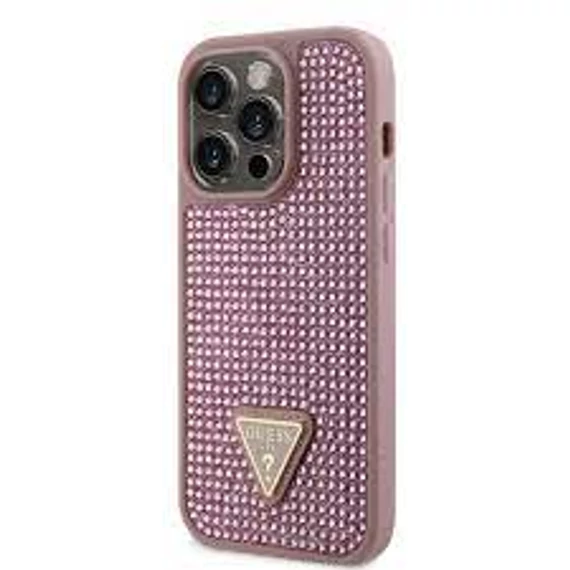 Guess tok Pink Apple Iphone 15 Pro Max készülékhez GUHCP15XHDGTPP