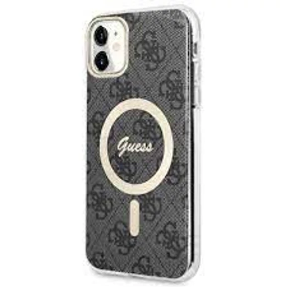 Guess tok fekete Apple Iphone 11 készülékhez GUHMN61H4STK