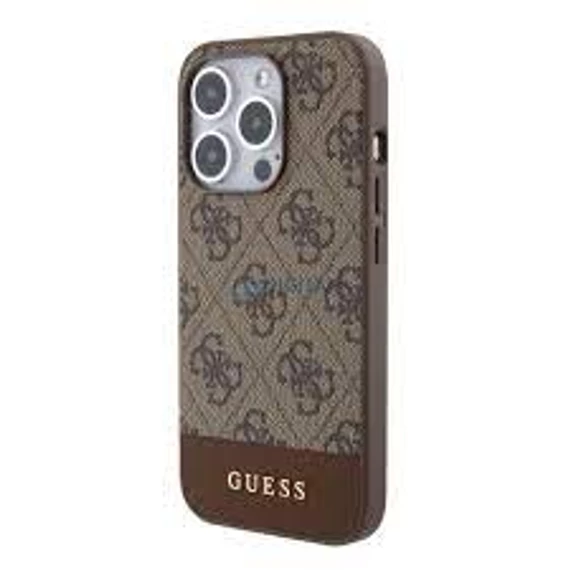 Guess tok Barna Apple Iphone 15 Pro készülékhez GUHMP15LG4GLBR