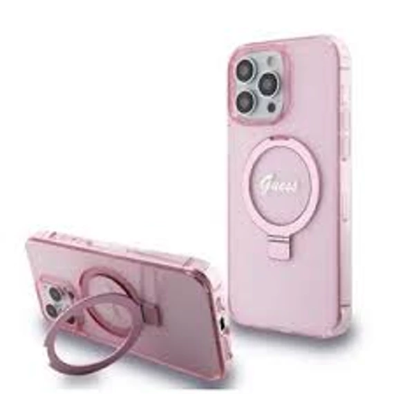 Guess tok Pink Apple Iphone 15 Pro készülékhez GUHMP15LHRSGSP