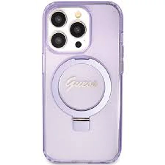 Guess tok Lila Apple Iphone 15 Pro készülékhez GUHMP15LHRSGSU