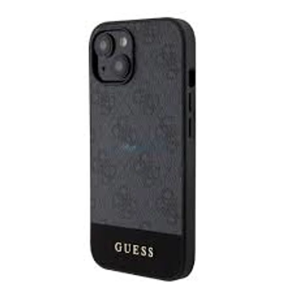 Guess tok Fekete Apple Iphone 15 készülékhez GUHMP15SG4GLGR