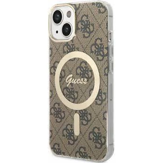 Guess tok Barna Apple Iphone 15 készülékhez GUHMP15SH4STW