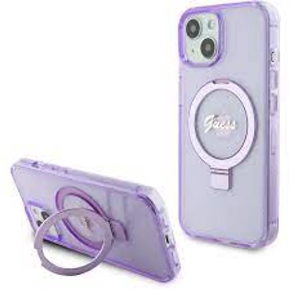 Guess tok Lila Apple Iphone 15 készülékhez GUHMP15SHRSGSU