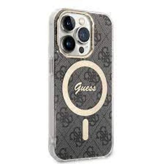 Guess tok Fekete Apple Iphone 15 Pro Max készülékhez GUHMP15XH4STK