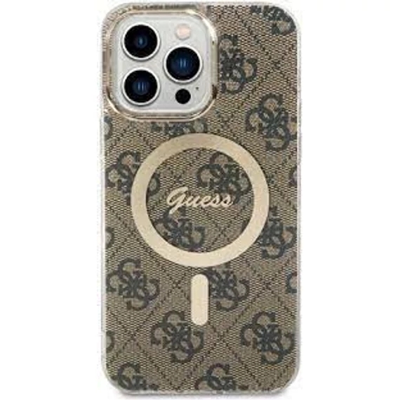 Guess tok Barna Apple Iphone 15 Pro Max készülékhez GUHMP15XH4STW
