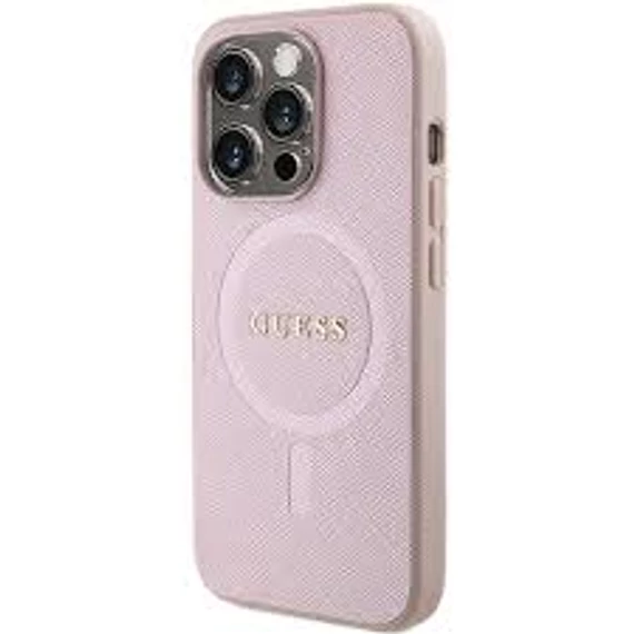 Guess tok Pink Apple Iphone 15 Pro Max készülékhez GUHMP15XPSAHMCP