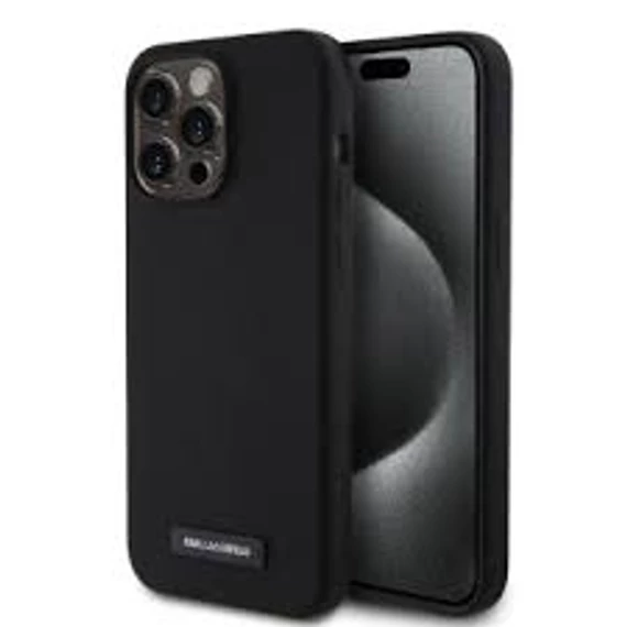 Karl Lagerfeld tok fekete KLHMP15LSLMP1K Apple Iphone 15 Pro készülékhez