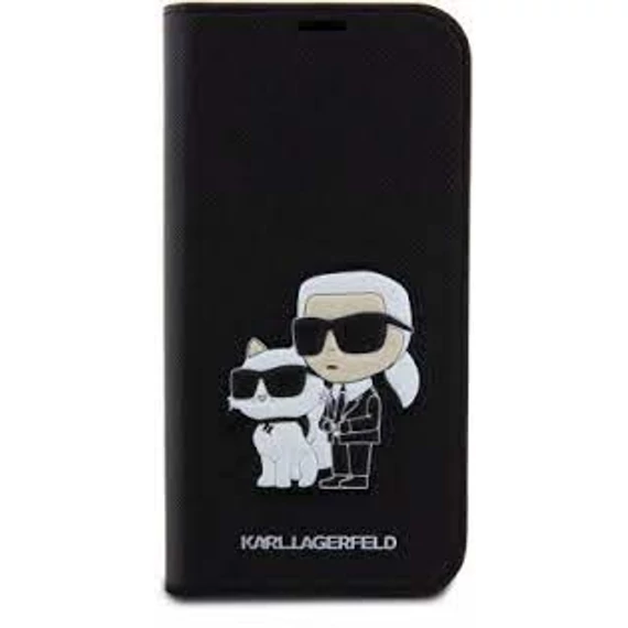 Karl Lagerfeld tok fekete KLBKP15SSANKCPK Apple Iphone 15 készülékhez