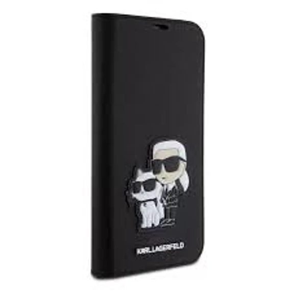 Karl Lagerfeld tok fekete KLBKP15XSANKCPK Apple Iphone 15 Pro Max készülékhez