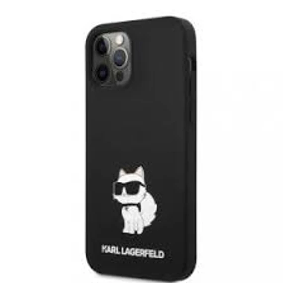 Karl Lagerfeld tok fekete KLHCP12MSNCHBCK Iphone 12 / 12 Pro készülékhez