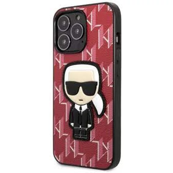 Karl Lagerfeld tok piros KLHCP13LPMNIKPI Apple iPhone 13 Pro készülékhez