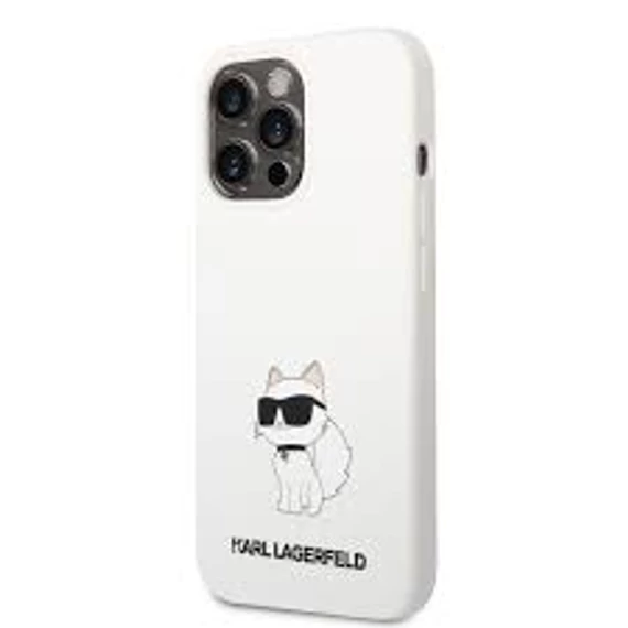 Karl Lagerfeld tok fehér KLHCP13LSNCHBCH Iphone 13 Pro készülékhez