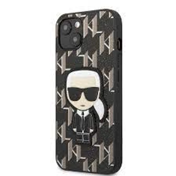 Karl Lagerfeld tok fekete KLHCP13MPMNIKBK Apple iPhone 13 készülékhez