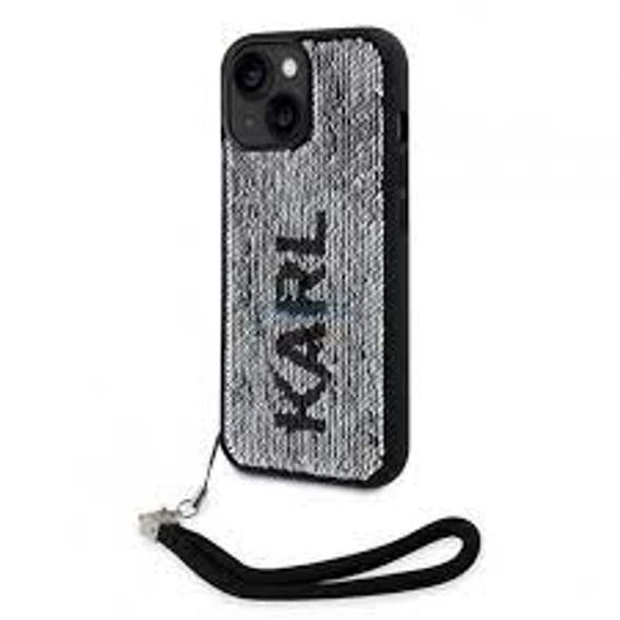Karl Lagerfeld tok ezüst KLHCP13MPSQRKS Apple Iphone 13 készülékhez