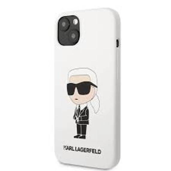 Karl Lagerfeld tok fehér KLHCP13MSNIKBCH Iphone 13 készülékhez