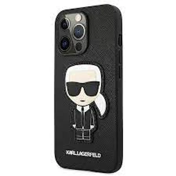 Karl Lagerfeld tok fekete KLHCP13X3DRKCNK Apple Iphone 13 Pro Max készülékhez