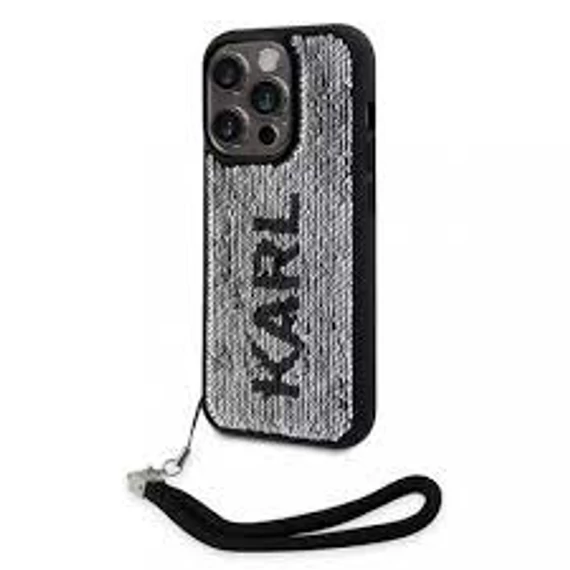 Karl Lagerfeld tok ezüst KLHCP13XPSQRKS Apple Iphone 13 Pro Max készülékhez