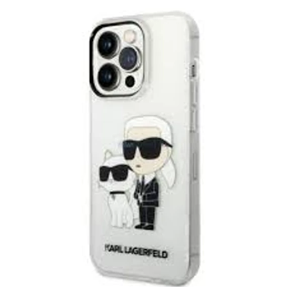 Karl Lagerfeld tok átlátszó KLHCP14LHNKCTGT Iphone 14 Pro készülékhez