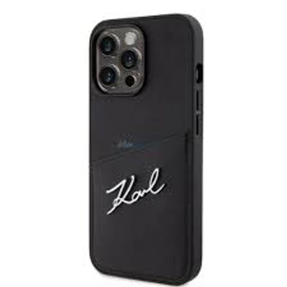 Karl Lagerfeld tok fekete KLHCP14LSAPKSK Apple Iphone 14 Pro készülékhez