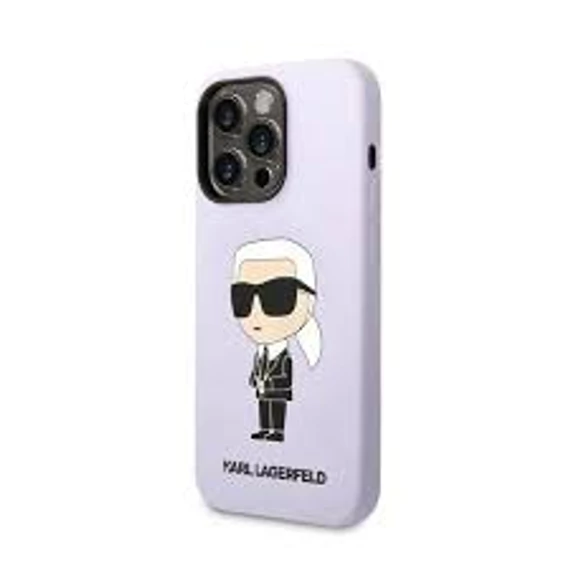 Karl Lagerfeld tok lila KLHCP14LSNIKBCU Apple Iphone 14 Pro készülékhez