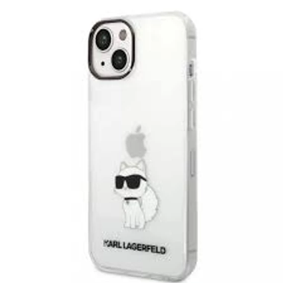 Karl Lagerfeld tok átlátszó KLHCP14SHNCHTCT Iphone 14 készülékhez