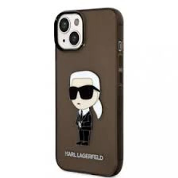 Karl Lagerfeld tok fekete KLHCP14SHNIKTCK Iphone 14 készülékhez