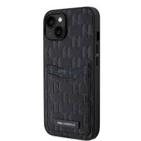 Karl Lagerfeld tok fekete Apple Iphone 14 készülékhez készülékhez KLHCP14SSAKLHPPK