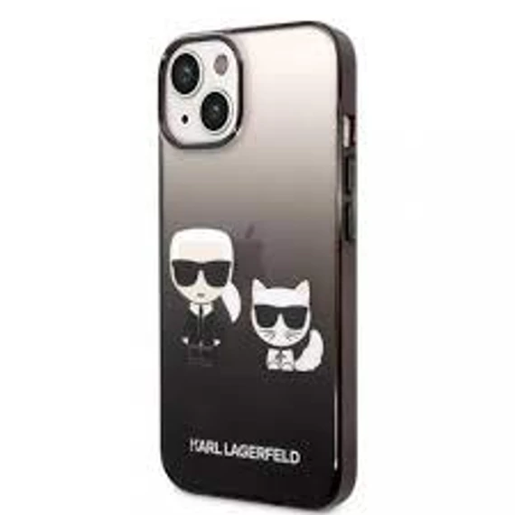Karl Lagerfeld tok fekete KLHCP14STGKCK Apple iPhone 14 készülékhez