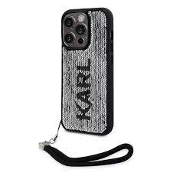 Karl Lagerfeld ezüst KLHCP14XPSQRKS Apple Iphone 14 Pro Max készülékhez