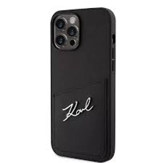 Karl Lagerfeld tok fekete KLHCP14XSAPKSK Apple Iphone 14 Pro Max készülékhez