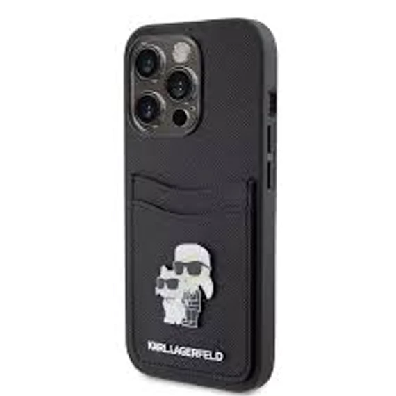 Karl Lagerfeld tok fekete KLHCP15LSAPKCNPK Apple Iphone 15 Pro készülékhez