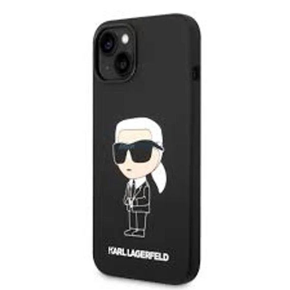 Karl Lagerfeld tok fekete KLHCP15MSNIKBCK Apple Iphone 15 Plus készülékhez