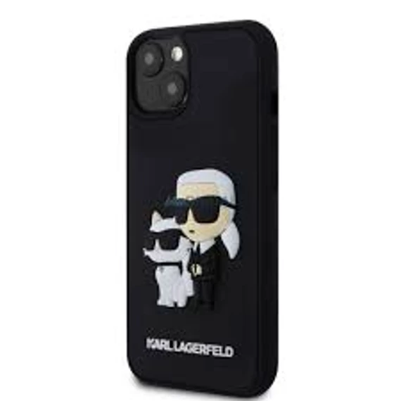 Karl Lagerfeld tok fekete KLHCP15S3DRKCNK Apple Iphone 15 készülékhez