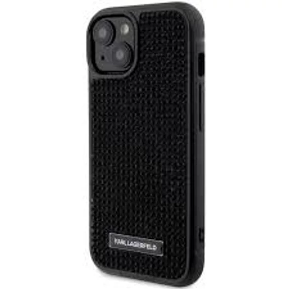 Karl Lagerfeld tok fekete KLHCP15SHDSPLK Apple Iphone 15 készülékhez