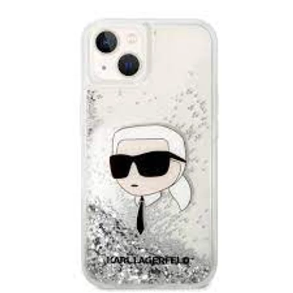 Karl Lagerfeld tok ezüst KLHCP15SLNKHCH Apple Iphone 15 készülékhez