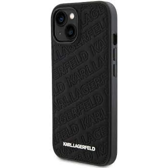 Karl Lagerfeld tok fekete KLHCP15SPQKPMK Apple Iphone 15 készülékhez
