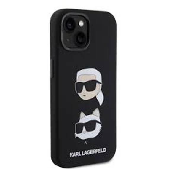Karl Lagerfeld tok fekete KLHCP15SSDHKCNK Apple Iphone 15 készülékhez